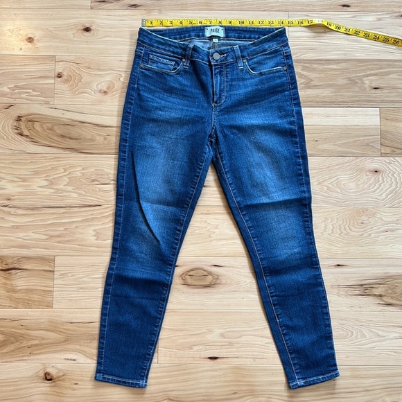 BUNDLE 2 Paige Mid-Rise Skinny Jeans | Skyline Ankle Peg & Verdugo Crop Sz 30 - Picture 9 of 16